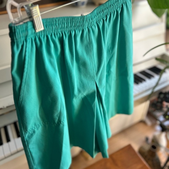 90s TanJay Teal High Rise Shorts Relaxed Fit 10P - Picture 7 of 15